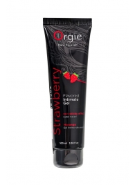 Интимный гель на водной основе Lube Tube Strawberry с клубничным вкусом - 100 мл. - ORGIE - купить с доставкой в Сыктывкаре