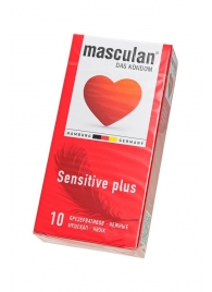 Презервативы Masculan Sensitive plus - 10 шт. - Masculan - купить с доставкой в Сыктывкаре