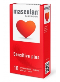 Презервативы Masculan Sensitive plus - 10 шт. - Masculan - купить с доставкой в Сыктывкаре