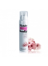 Массажная хрустящая пенка Tickle My Body Cherry Blossom с ароматом вишневого цвета - 150 мл. - Love to Love - купить с доставкой в Сыктывкаре
