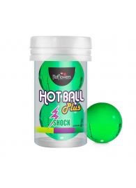 Лубрикант на силиконовой основе Hot Ball Plus с покалывающим эффектом (2 шарика по 3 гр.) - HotFlowers - купить с доставкой в Сыктывкаре