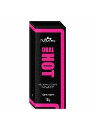 Гель для оральных ласк Oral Hot с согревающим эффектом - 15 гр. - HotFlowers - купить с доставкой в Сыктывкаре