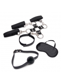 Набор для фиксации из 7 предметов Hogtie   Ball Gag Kit - Lux Fetish - купить с доставкой в Сыктывкаре