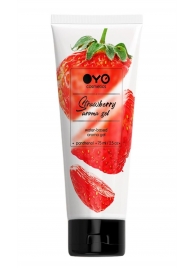 Лубрикант на водной основе OYO Aroma Gel Strawberry с ароматом клубники - 75 мл. - OYO - купить с доставкой в Сыктывкаре