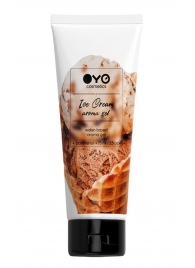 Лубрикант на водной основе OYO Aroma Gel Ice Cream с ароматом пломбира - 75 мл. - OYO - купить с доставкой в Сыктывкаре