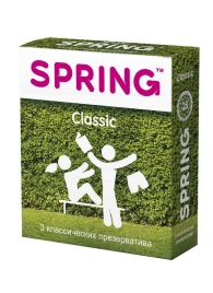 Классические презервативы SPRING CLASSIC - 3 шт. - SPRING - купить с доставкой в Сыктывкаре