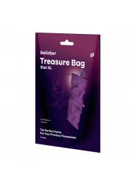 Фиолетовый мешочек для хранения игрушек Treasure Bag XL - Satisfyer - купить с доставкой в Сыктывкаре