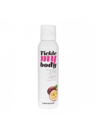 Массажная хрустящая пенка Tickle my body с ароматом маракуйи - 150 мл. - Love to Love - купить с доставкой в Сыктывкаре