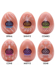 Набор из 6 мастурбаторов-яиц Tenga Egg Variety Pack V - Tenga - в Сыктывкаре купить с доставкой