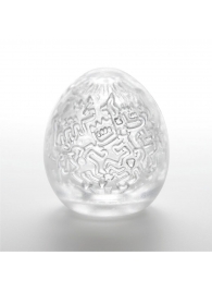Мастурбатор-яйцо Keith Haring EGG PARTY - Tenga - в Сыктывкаре купить с доставкой