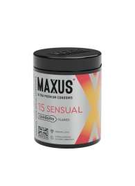 Анатомические презервативы MAXUS Sensual - 15 шт. - Maxus - купить с доставкой в Сыктывкаре