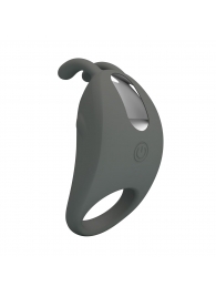 Серое эрекционное кольцо с вибрацией Master Ring - Baile - в Сыктывкаре купить с доставкой
