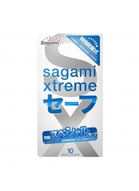 Презервативы Sagami Xtreme Ultrasafe с двойным количеством смазки - 10 шт. - Sagami - купить с доставкой в Сыктывкаре