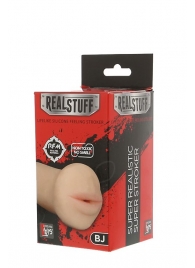 Нежный мастурбатор-ротик REALSTUFF 5INCH MASTURBATOR BJ - Dream Toys - в Сыктывкаре купить с доставкой