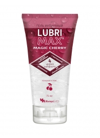 Интимный гель-смазка на водной основе Lubrimax Magic Cherry - 75 мл. - ИнтелБИО - купить с доставкой в Сыктывкаре