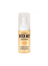 Жидкий вибратор Nuei Rock Me! с ароматом печенья и сливок - 20 мл. - Nuei cosmetics - купить с доставкой в Сыктывкаре