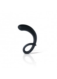 Черный массажер простаты Curving Curt - 13 см. - MyStim - купить с доставкой в Сыктывкаре