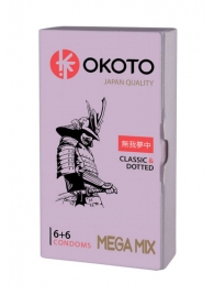 Презервативы OKOTO Mega Mix - 12 шт. - Sitabella - купить с доставкой в Сыктывкаре