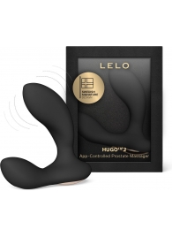 Черный вибростимулятор простаты Hugo 2 - Lelo - в Сыктывкаре купить с доставкой