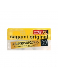 Презервативы увеличенного размера Sagami Original 0.02 XL-size - 12 шт. - Sagami - купить с доставкой в Сыктывкаре