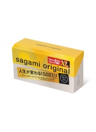 Презервативы увеличенного размера Sagami Original 0.02 XL-size - 12 шт. - Sagami - купить с доставкой в Сыктывкаре