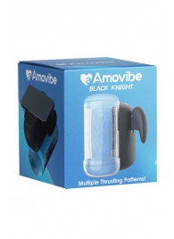 Инновационный робот-мастурбатор Black Knight с функцией пенетрации - Amovibe - в Сыктывкаре купить с доставкой