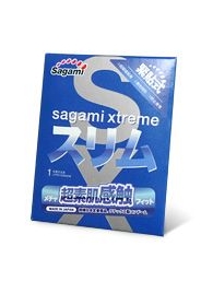 Презерватив Sagami Xtreme FEEL FIT 3D - 1 шт. - Sagami - купить с доставкой в Сыктывкаре