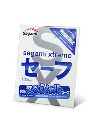 Презерватив Sagami Xtreme Ultrasafe с двойным количеством смазки - 1 шт. - Sagami - купить с доставкой в Сыктывкаре