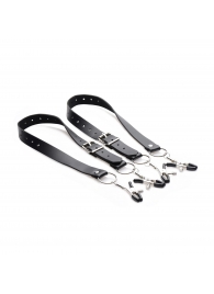 Ремни с зажимами для половых губ Spread Labia Spreader Straps with Clamps - XR Brands - купить с доставкой в Сыктывкаре