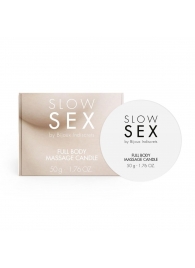 Массажная свеча для всего тела Slow Sex - 50 гр. - Bijoux Indiscrets - купить с доставкой в Сыктывкаре