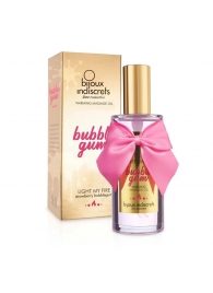 Разогревающее массажное масло Light My Fire Bubble Gum с ароматом бабл-гам - 100 мл. - Bijoux Indiscrets - купить с доставкой в Сыктывкаре