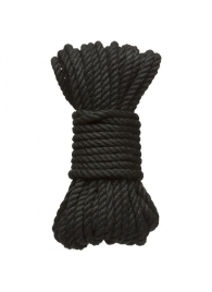 Черная верёвка для связывания и фиксации Bind Tie - 9,14 м. - Doc Johnson - купить с доставкой в Сыктывкаре