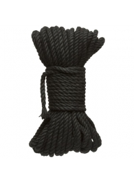 Черная верёвка для связывания и фиксации Bind Tie - 15,24 м. - Doc Johnson - купить с доставкой в Сыктывкаре