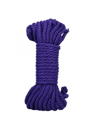 Фиолетовая верёвка для связывания и фиксации Bind Tie - 9,14 м. - Doc Johnson - купить с доставкой в Сыктывкаре