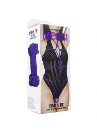 Фиолетовая верёвка для связывания и фиксации Bind Tie - 15,24 м. - Doc Johnson - купить с доставкой в Сыктывкаре