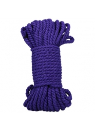 Фиолетовая верёвка для связывания и фиксации Bind Tie - 15,24 м. - Doc Johnson - купить с доставкой в Сыктывкаре