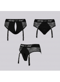 Трусики для фиксации насадок Strap-on-me Harness Lingerie Diva XS - Strap-on-me - купить с доставкой в Сыктывкаре