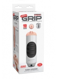 Мастурбатор-вагина Extreme Toyz Mega Grip Vibrating Stroker Mouth - Pipedream - в Сыктывкаре купить с доставкой