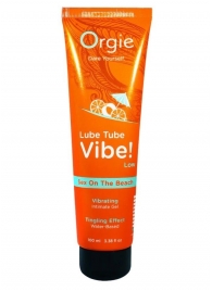 Гель с эффектом вибрации Lube Tube Vibe Low Sex On The Beach - 100 мл. - ORGIE - купить с доставкой в Сыктывкаре