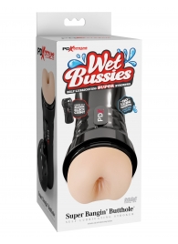 Мастурбатор-анус в колбе Super Banging Butthole - Pipedream - в Сыктывкаре купить с доставкой