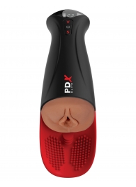 Мастурбатор-вагина в колбе с вибрацией Fuck-O-Matic Pro XL - Pipedream - в Сыктывкаре купить с доставкой