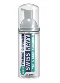 Очищающая пенка для игрушек и тела Toy   Body Cleaner Foamer - 47 мл. - Swiss navy - купить с доставкой в Сыктывкаре