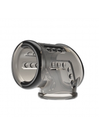 Дымчатая насадка на пенис и мошонку - Baile - в Сыктывкаре купить с доставкой