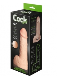 Телесный фаллоудлинитель с мошонкой Cock Next - 17 см. - LOVETOY (А-Полимер) - в Сыктывкаре купить с доставкой