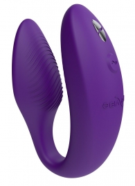 Фиолетовый U-образный вибратор для пар We-Vibe Sync 2 - We-vibe