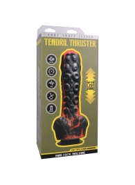 Черно-красная мини-машина на присоске Tendril Thruster - 21,6 см. - Doc Johnson - купить с доставкой в Сыктывкаре