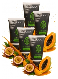Набор из 5 съедобных лубрикантов JUJU со вкусом тропических фруктов - JuJu - купить с доставкой в Сыктывкаре