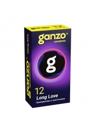 Презервативы с анестетиком для продления удовольствия Ganzo Long Love - 12 шт. - Ganzo - купить с доставкой в Сыктывкаре