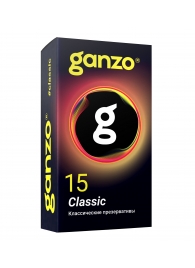 Классические презервативы с обильной смазкой Ganzo Classic - 15 шт. - Ganzo - купить с доставкой в Сыктывкаре