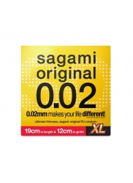 Презерватив увеличенного размера Sagami Original 0.02 XL-size - 1 шт. - Sagami - купить с доставкой в Сыктывкаре